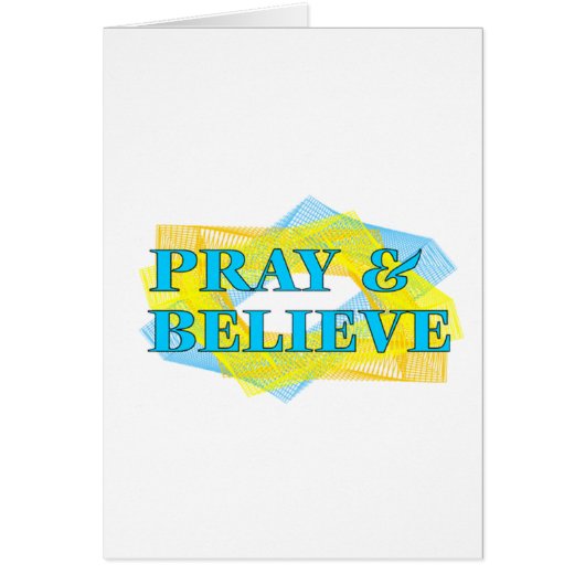 Pray & Believe Cards (Front)