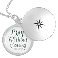 Pray Bible Verse Christian Prayer Green and White