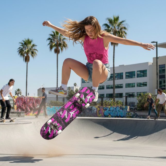 PRAY Bold Christian Faith Reminder Skateboard (Big motion, bold mindset. PRAY hits loud in every move.)