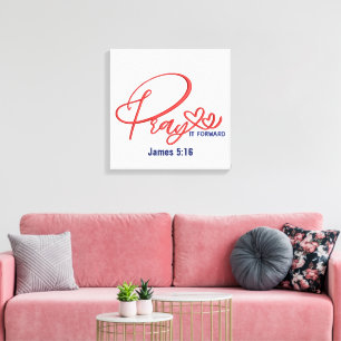 Pray- Canvas (Gloss) Print