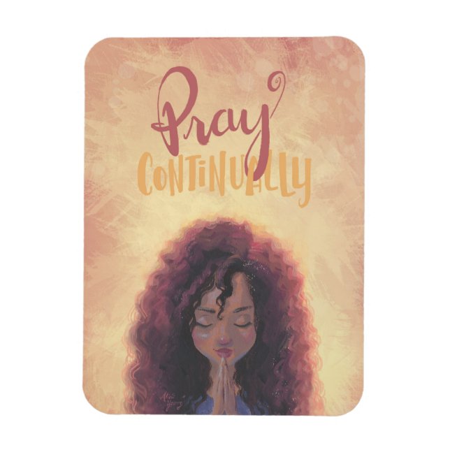 Pray Continually Magnet (Vertical)