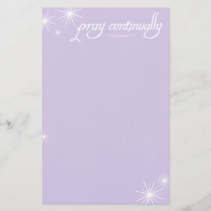 Pray Continually Stationary Stationery