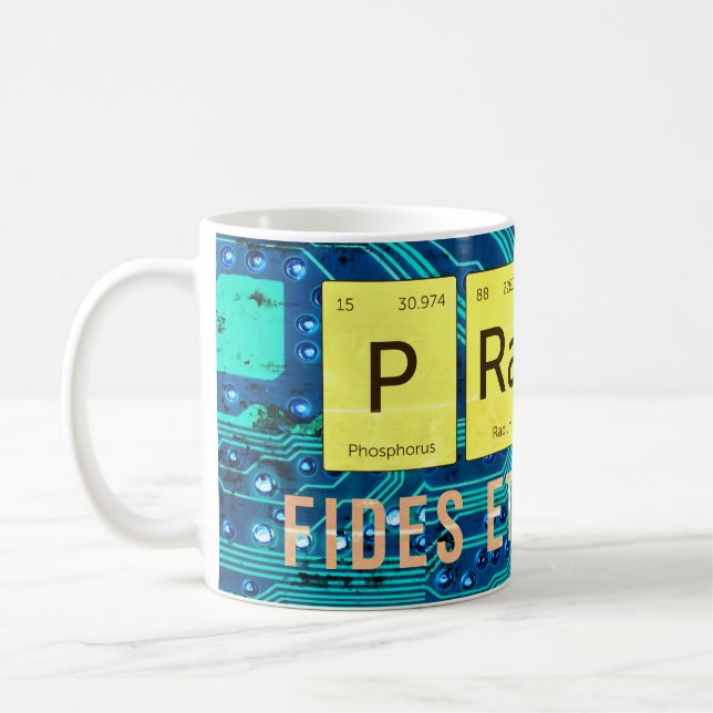 Pray—Fides et Ratio (Faith and Reason) Coffee Mug (Left)