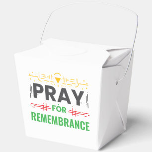 Pray For: A Collective Remembrance Favor Boxes