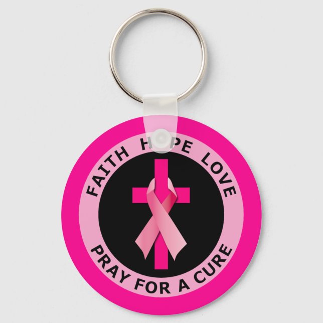 PRAY FOR A CURE KEYCHAIN (Front)