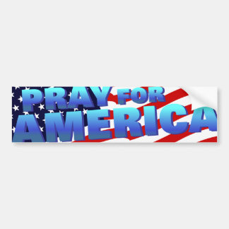 Pray for America 5 Bumper Sticker
