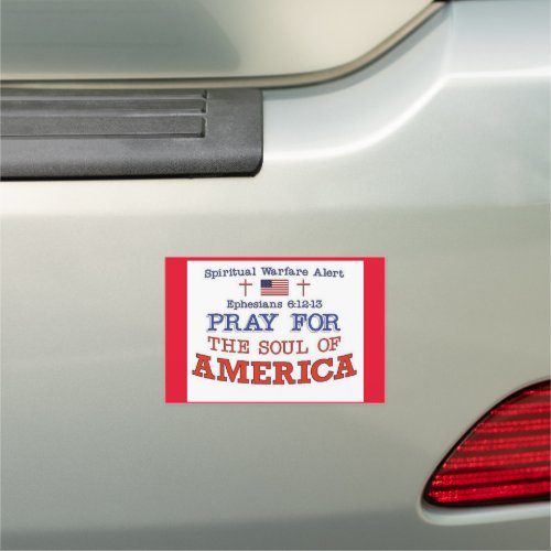 PRAY FOR AMERICA Car Magnet