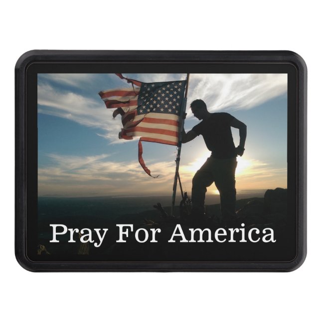 Pray for America Hitch Cover (Front)