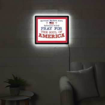 Pray For America  Led Sign by heavenly_sonshine at Zazzle