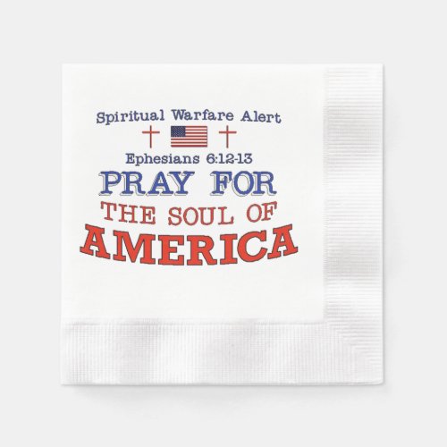 PRAY FOR AMERICA Napkins