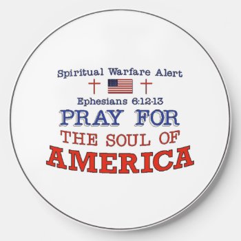 Pray For America  Wireless Charger by heavenly_sonshine at Zazzle