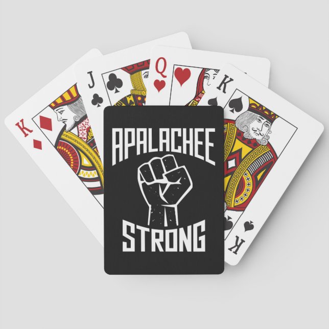 Pray for Apalachee High School Strong  Poker Cards (Back)