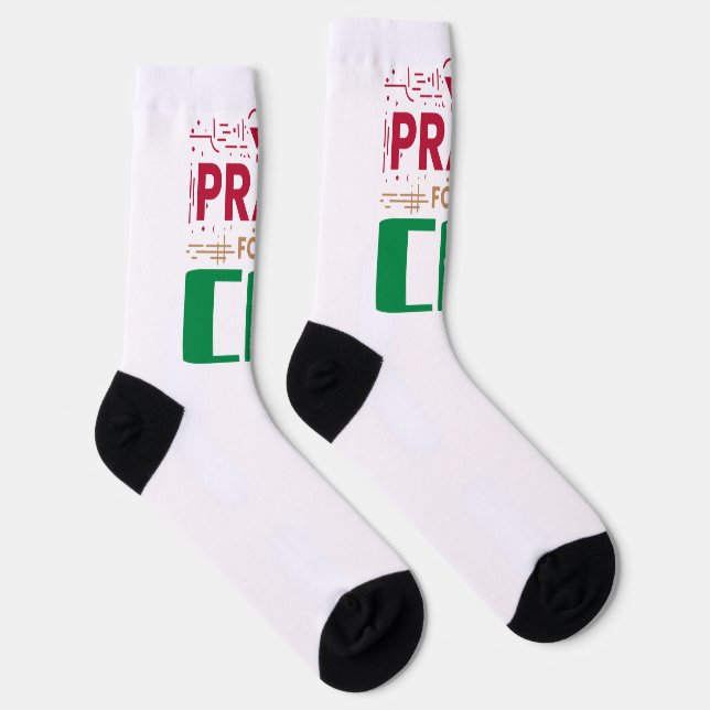Pray for CA: Together in Prayer for CA Socks (Right)