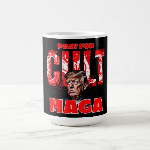 Pray for Cult MAGA Coffee Mug