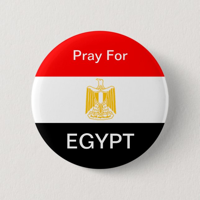 Pray For EGYPT Button (Front)