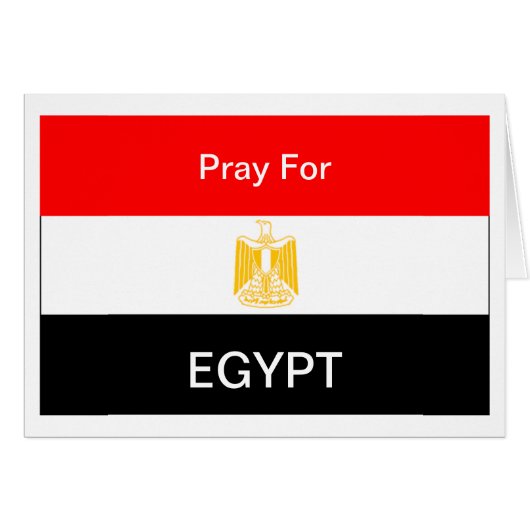 Pray For EGYPT Cards (Front Horizontal)