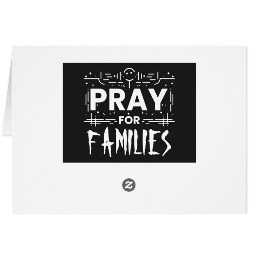 Pray for families (Back Horizontal)