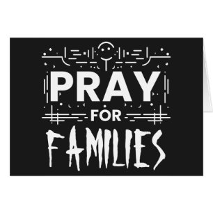 Pray for families cards
