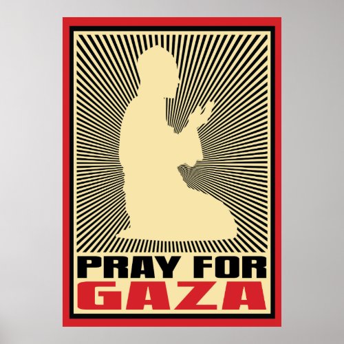 Pray For Gaza Poster