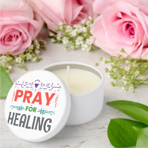 Pray For: Inspiring Healing Mini Candle Favors