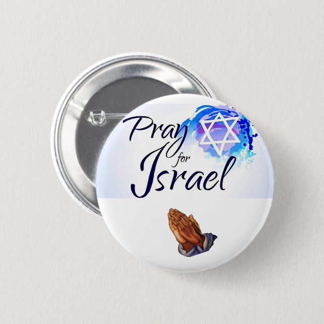 Pray-For-Isreal_ Button (Front & Back)