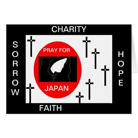 PRAY FOR JAPAN CARDS (Front Horizontal)