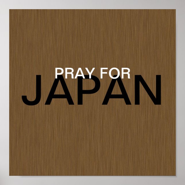 PRAY FOR JAPAN POSTER (Front)