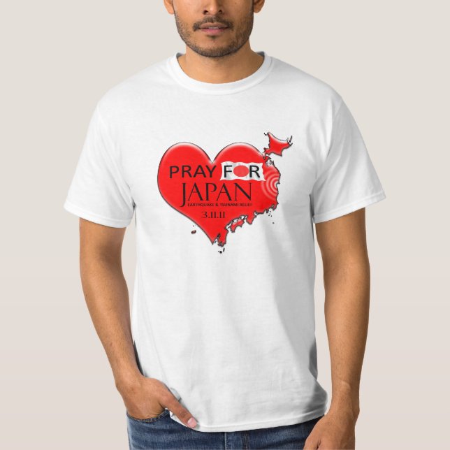 PRAY FOR JAPAN T-Shirt (Front)