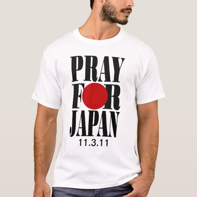Pray for Japan T-shirt (Front)