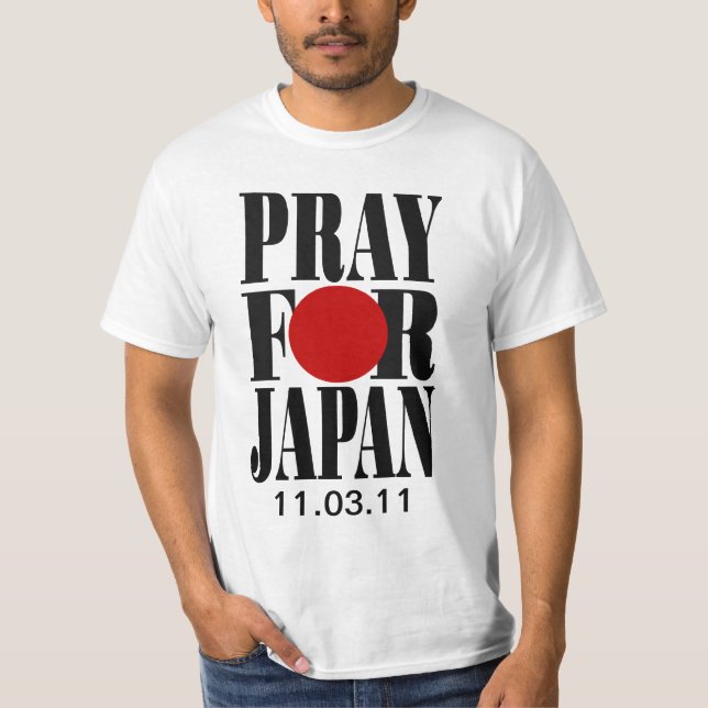 Pray for Japan T-Shirt (Front)