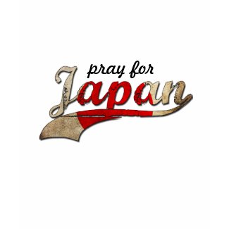 eat love pray: Pray for Japan shirts, pins and key-chains