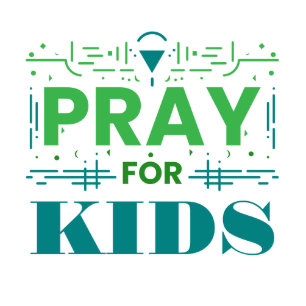 Pray for kids cutout