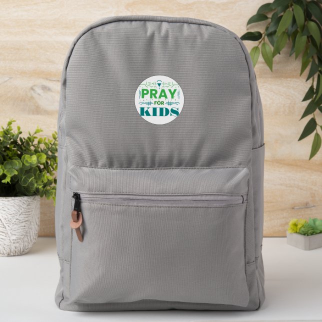 Pray for kids patch (On Backpack)
