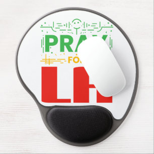 Pray for LA Gel Mouse Pad