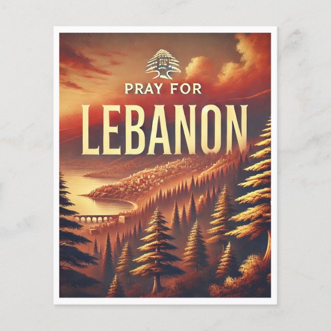 PRAY FOR LEBANON FLYER (Front)