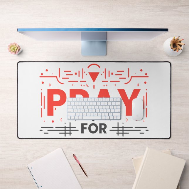 Pray For Lives Matter Desk Mat (Office 1)