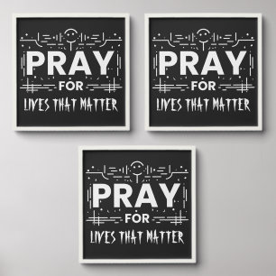 Pray For Lives That Matter Peel And Stick Photo Tile