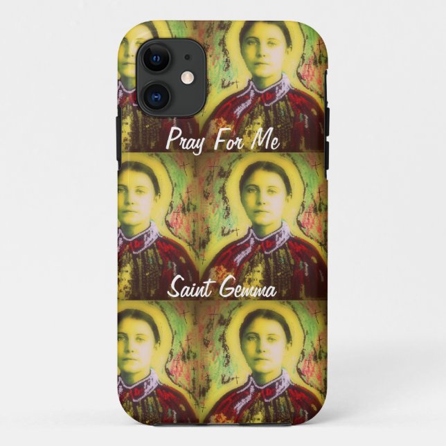 PRAY FOR ME SAINT GEMMA Case-Mate iPhone CASE (Back)