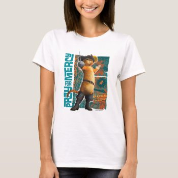 Pray For Mercy (blue) T-shirt by pussinboots at Zazzle