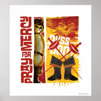 Pray For Mercy (red) Poster by pussinboots at Zazzle