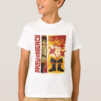 Pray For Mercy (red) T-shirt by pussinboots at Zazzle