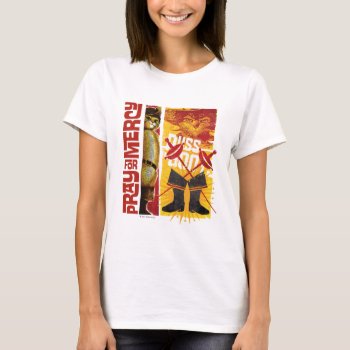 Pray For Mercy (red) T-shirt by pussinboots at Zazzle