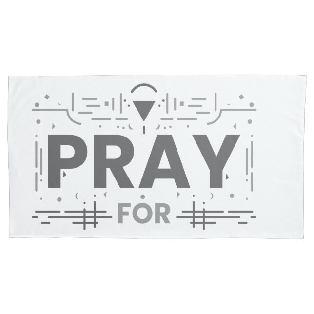 Pray For Our Children Pillow Case (Front)