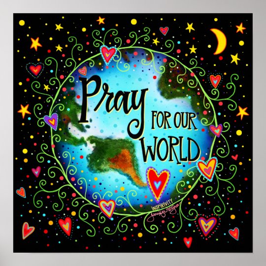 Pray For Our World Poster