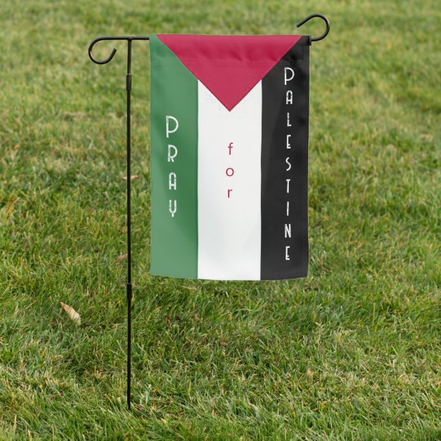 Pray for Palestine Garden Flag (In SItu)