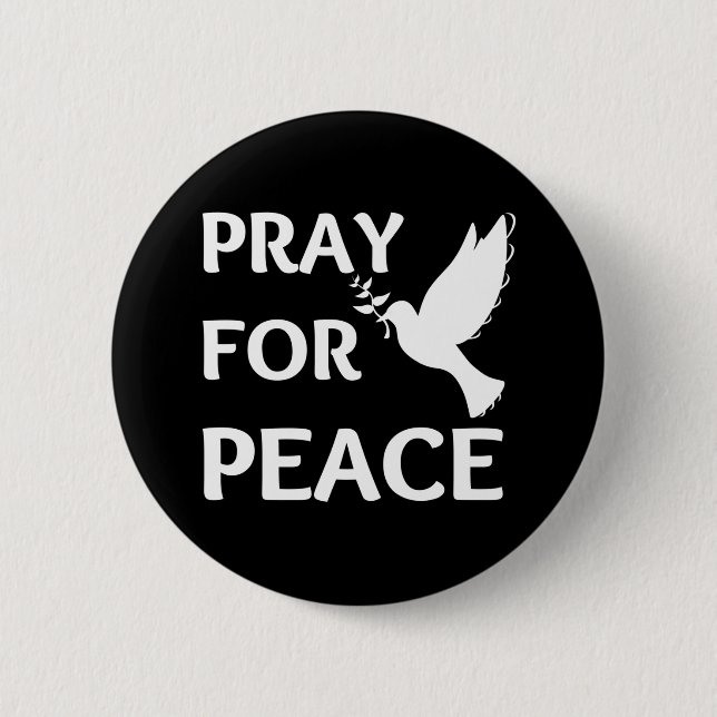 pray for peace button (Front)