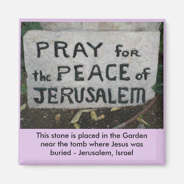 Pray for Peace Magnet (Front)