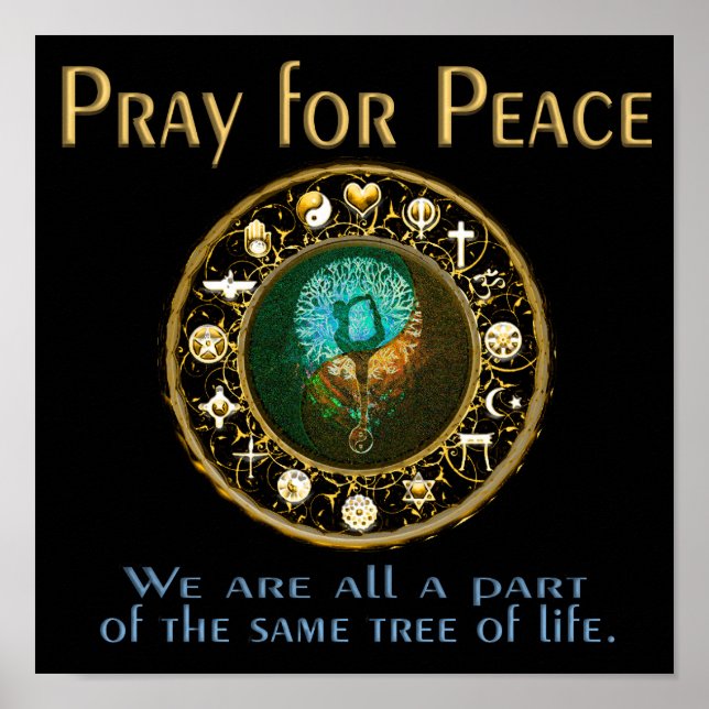 Pray for Peace Poster (Front)