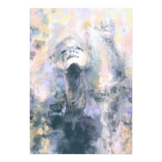 Pray for Peace Poster Abstract (Front)