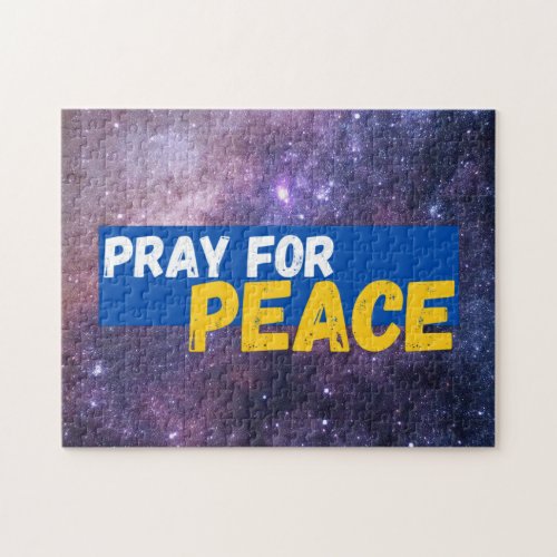 Pray For Peace Pray For Ukraine Jigsaw Puzzle